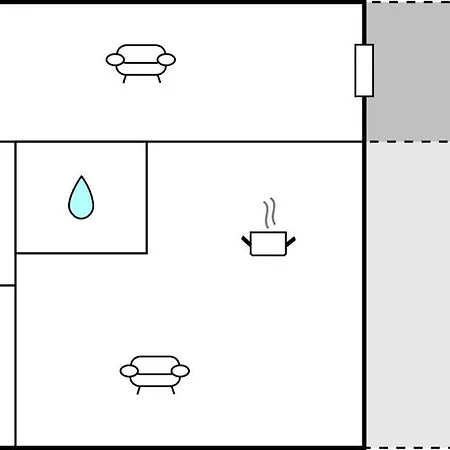 Feriehus 2 Bedroom Cozy In